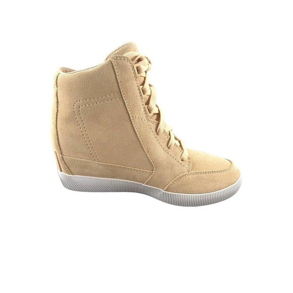 Sorel Women's Out N About Wedge Bootie Waterproof Omega Taupe - Brand New Sz 9 - Picture 4 of 12